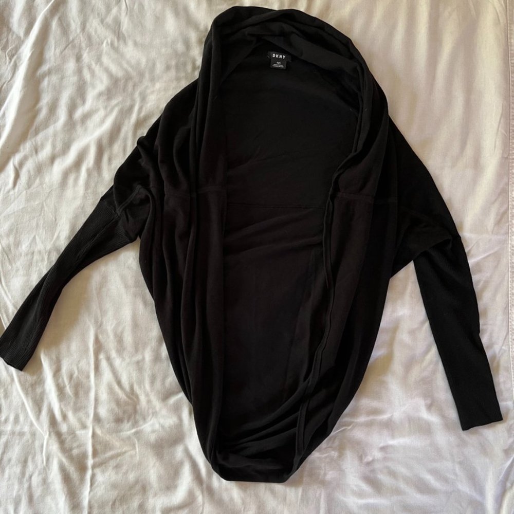 DKNY Black Cardigan Sweater Size XS/S